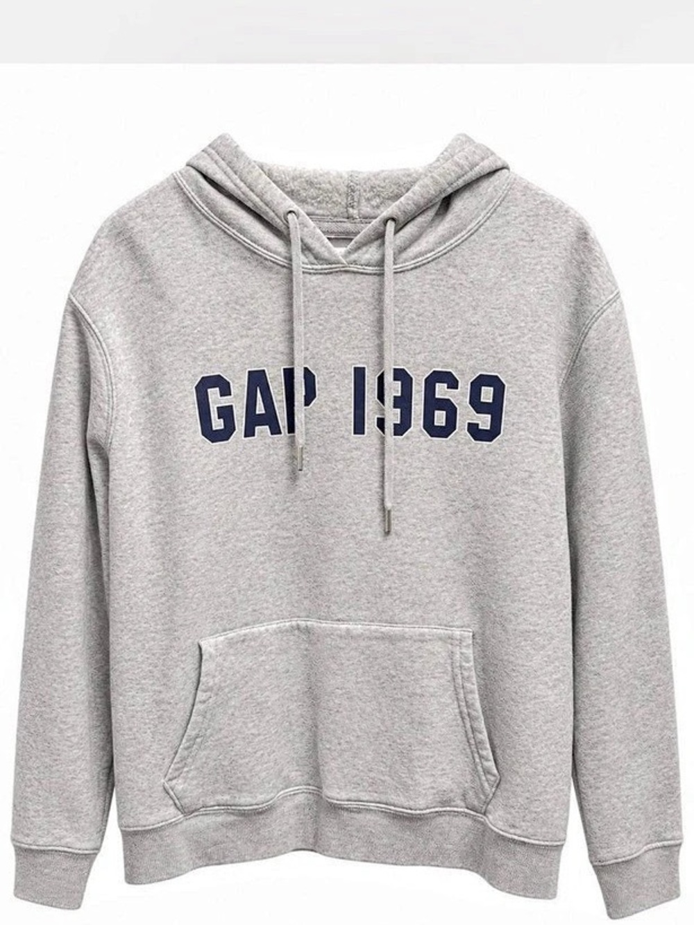 Gap 1969 Logo Hoodie Pullover Gray XL